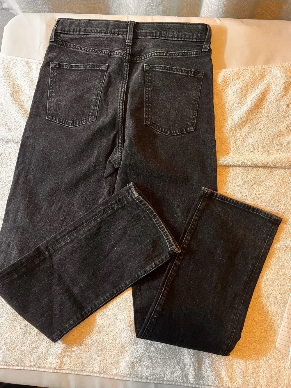 Old Navy Boys Black Straight Jeans - Classic Fit Size 18